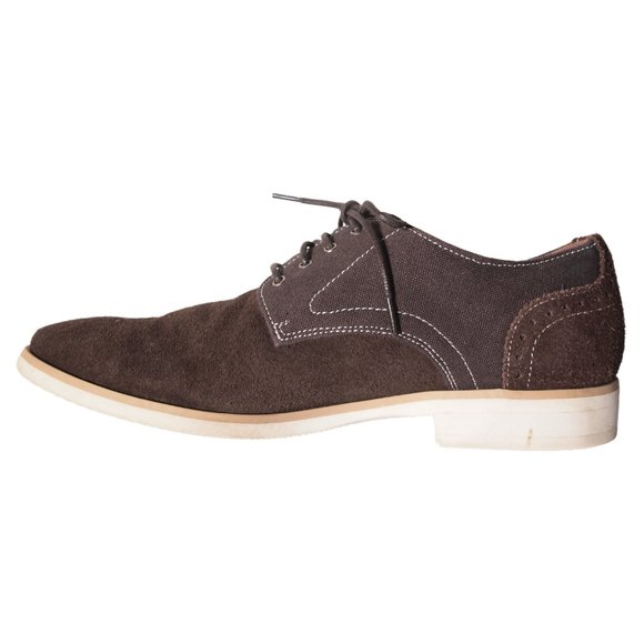 Stacy Adams Brown Suede Lace Up Men's Shoes, Size 9M - Picture 2 of 7